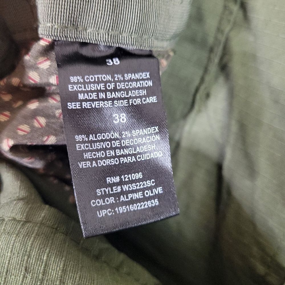 WP Weatherproof Alpine Olive Stretch Trail Utility Shorts Waist Size‎ 40 - Picture 6 of 7